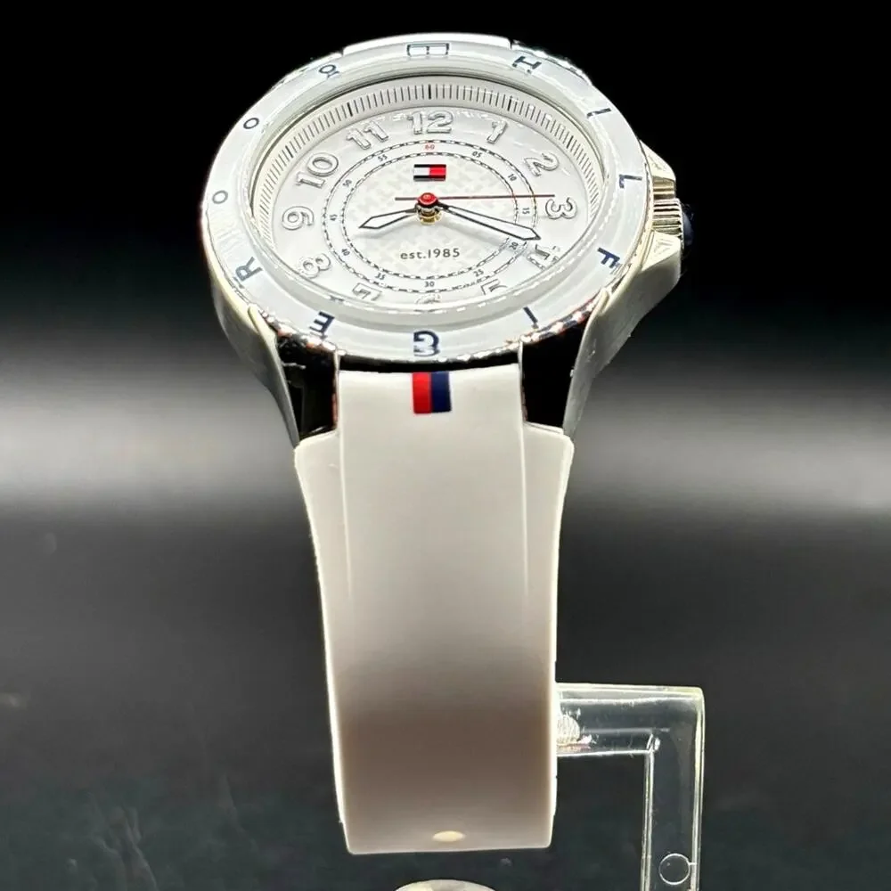 Tommy Hilfiger Carley 1781271 Women’s White Silicone Quartz Watch 34mm